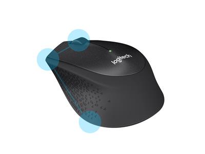 Logitech M330 Silent Plus Wireless Mouse - Black