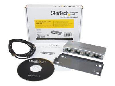 StarTech.com 4 Port USB to Serial Hub