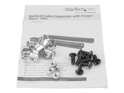 StarTech.com Finger Duct Cable Panel - 6ft.