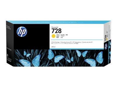 HP 728 - 300ml Yellow Original DesignJet Ink Cartridge