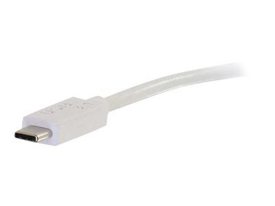 C2G USB 3.1 USB C to VGA Adapter - White