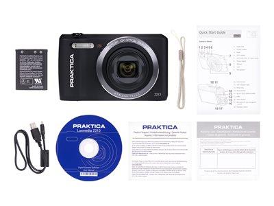 Praktica Luxmedia Z212 Black Camera Kit inc 16GB MicroSD Card