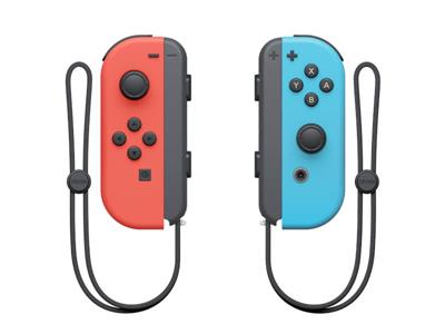 Nintendo Switch - Neon Red Joy-Con (L) and Neon Blue Joy-Con (R) Controller Set