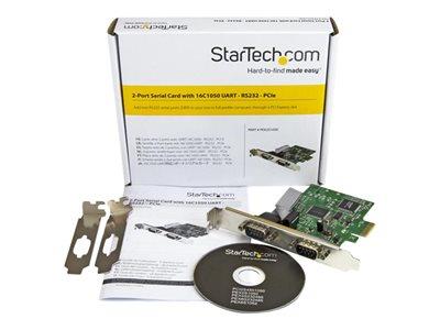 StarTech.com 2-Port PCI Express Serial Card