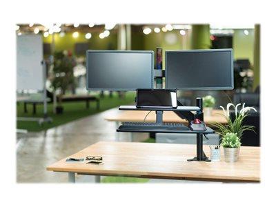 Kensington Sit Stand Workstation Dual Arm