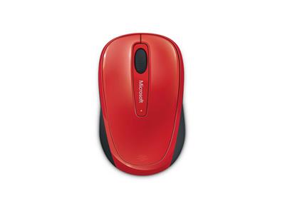 Microsoft Wireless Mobile Mouse 3500 (Flame Red Gloss)