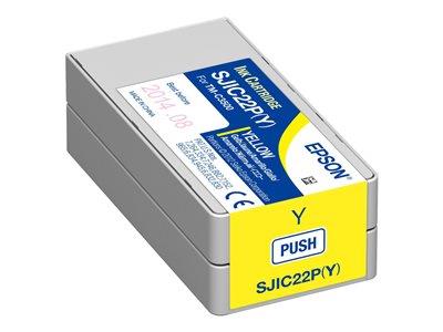 Epson SJIC22P(Y): Yellow Ink cartridge for ColorWorks C3500