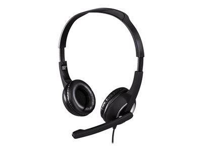 Hama Over Ear Headphones Black/Silver - 2M Cord