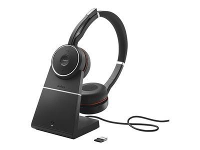 Jabra Evolve 75 Stereo UC Wireless Headset and Charging Stand