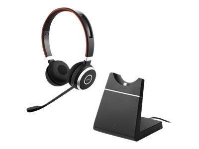 Jabra Evolve 65 Stereo UC Wireless Headset and Charging Stand