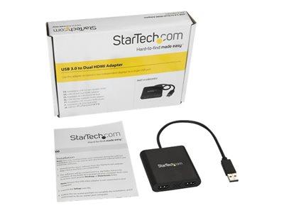 StarTech.com USB 3.0 to Dual HDMI Adapter