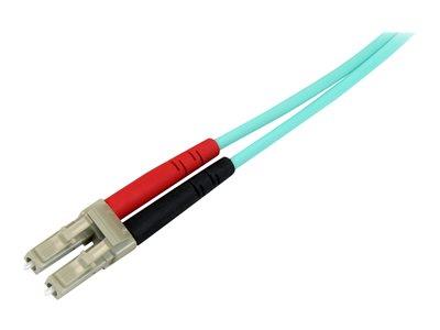 StarTech.com 1m Aqua OM4 LC Fiber Cable