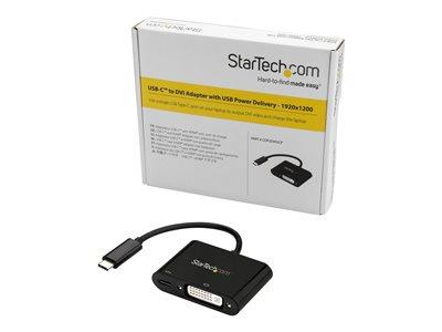 StarTech.com USB-C to DVI with USB PD