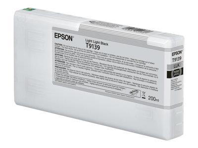 Epson T9139 200ml Light Light Black Original Ink