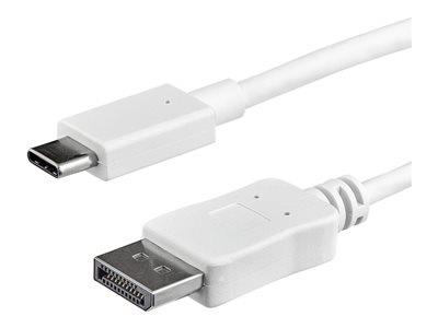 StarTech.com 1m USB C to DP Cable - White