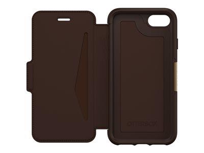 OtterBox Strada Folio iPhone 7/8 - Espresso