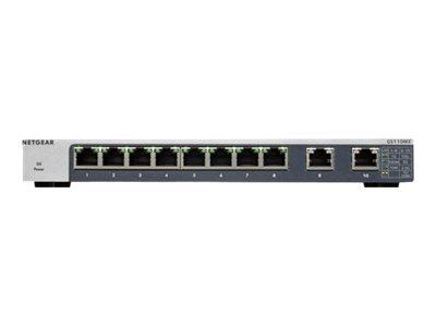 NETGEAR 8PT GIGE8-port unmanaged with 2PT uplinks