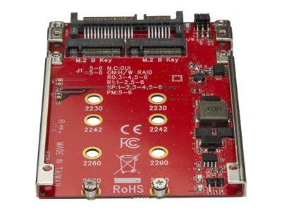 StarTech.com Dual M.2 to SATA Adapter, RAID