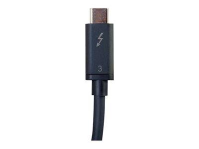 C2G 1m Thunderbolt 3 Cable (20Gbps) - 4K support - Black