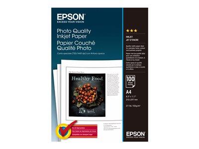 Epson Photo Quality Paper - A4 (210 x 297 mm) - 105 g/m2 - 100 sheets