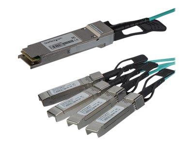 StarTech.com 15m QSFP+ Breakout Cable