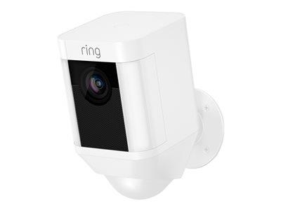 Ring Spotlight Cam Battery Security Camera - White