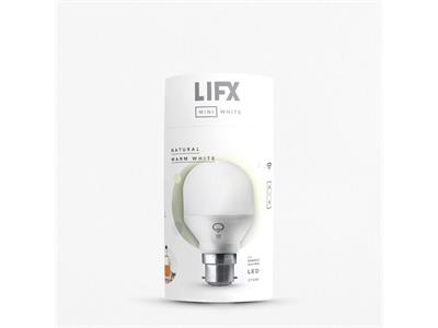 LIFX Mini White Wi-Fi Smart LED Light Bulb B22