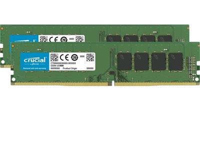 Crucial 8GB Kit (4GBx2) DDR4 2400 MT/s (PC4-19200) CL17 SR x8 Unbuff