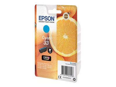 Epson Singlepack Cyan 33 Claria Premium Ink