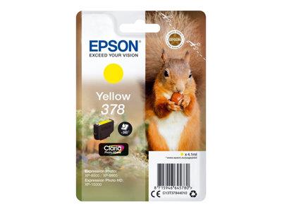 Epson Singlepack Yellow 378 Claria Photo HD Ink