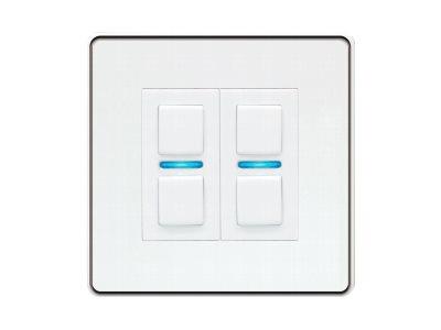 LightwaveRF Gen 2 Smart Dimmer 2 Gang - White