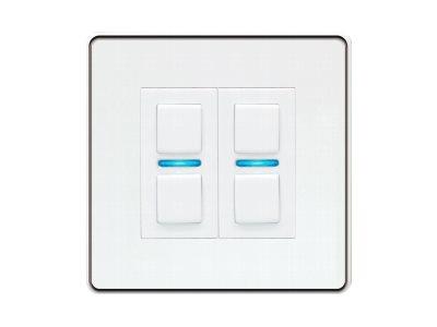 LightwaveRF Gen 2 Smart Dimmer 2 Gang - White