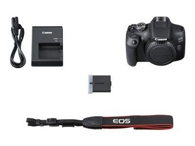 Canon EOS 2000D SLR Black Camera inc EF-S 18-55mm IS II Lens Kit (24MP, 3.0", WiFi)