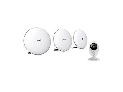 BT Whole Home Wi-Fi Trio and Smart Home Cam Bundle