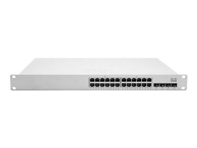 Meraki MS350-24P L3 Stck 24-port Cloud Managed GigE 370W PoE+ Switch