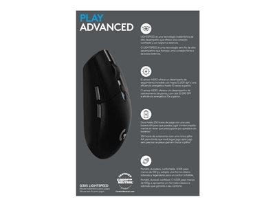 Logitech G305 Lightspeed Wireless Gaming Mouse - Black