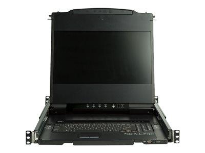 StarTech.com 17" Dual Rail Rackmount KVM Console with 1080p