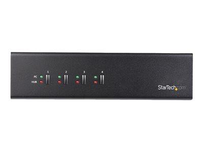StarTech.com 4-Port Dual-Monitor Dual-Link DVI USB KVM switch