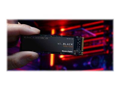WD 500GB Black SN750 NVMe M.2 2280 PCIE w/Heatsink Gen3 SSD