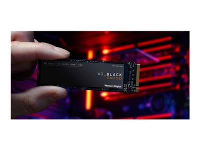WD 1TB Black SN750 NVMe M.2 2280 PCIE w/Heatsink Gen3 SSD