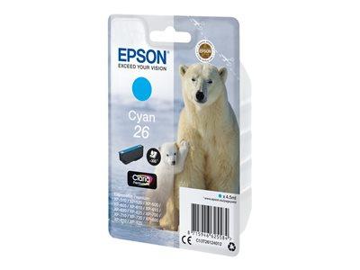 Epson Singlepack Cyan 26 Claria Premium Ink