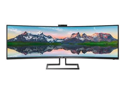 Philips Brilliance P-line 499P9H 49" 5120x1440 5ms HDMI DisplayPort USB-C Curved LED Monitor