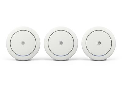 BT Premium Whole Home Wi-Fi three discs