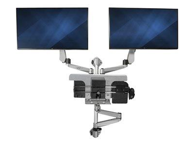 StarTech.com Wall Mounted Workstation - Extendable Dual Monitor Arm