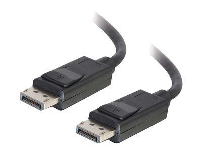 C2G 2m DisplayPort Cable with Latches M/M - Black - 10 Pack
