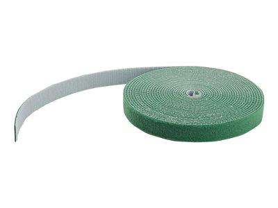 StarTech.com 100ft. Hook and Loop Roll - Green - Reusable