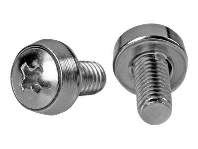 StarTech.com 12-24 Server Rack Screws - 50 pack - Nickel-Plated