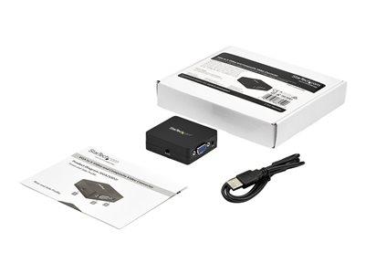 StarTech.com 1080p VGA to RCA and S-Video Converter - USB Powered