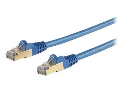 StarTech.com 10m CAT6a Ethernet Cable - Blue - CAT6a STP Cable - Snagless