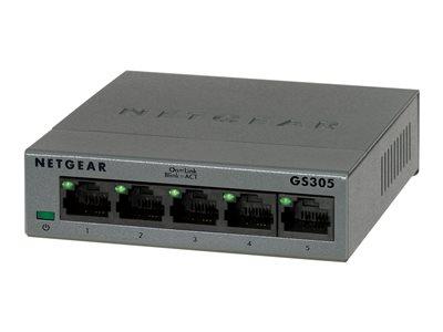 NETGEAR GS305 - V3 - switch - unmanaged - 5 x 10/100/1000